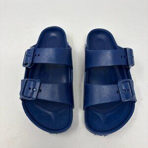 Birkenstock Kids Navy Blue Two-Strap EVA Sandals
